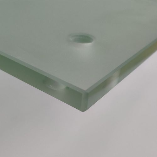 厂家直销磨砂面钢化玻璃超白钢化玻璃可来样定制各种类型产品